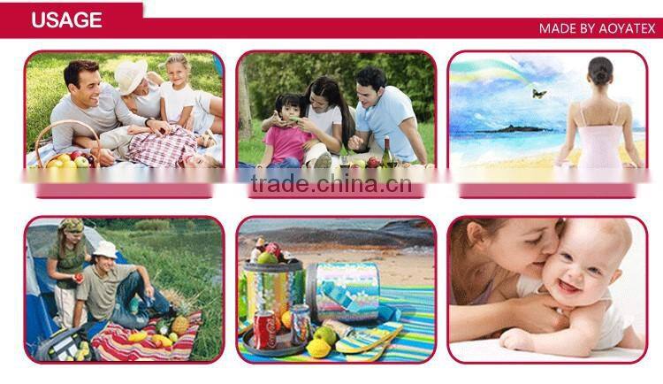 New design panel screen printing polar fleece outdoor picnic blanket