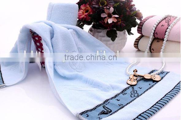 Wholesale cheap violin cotton 100%towel