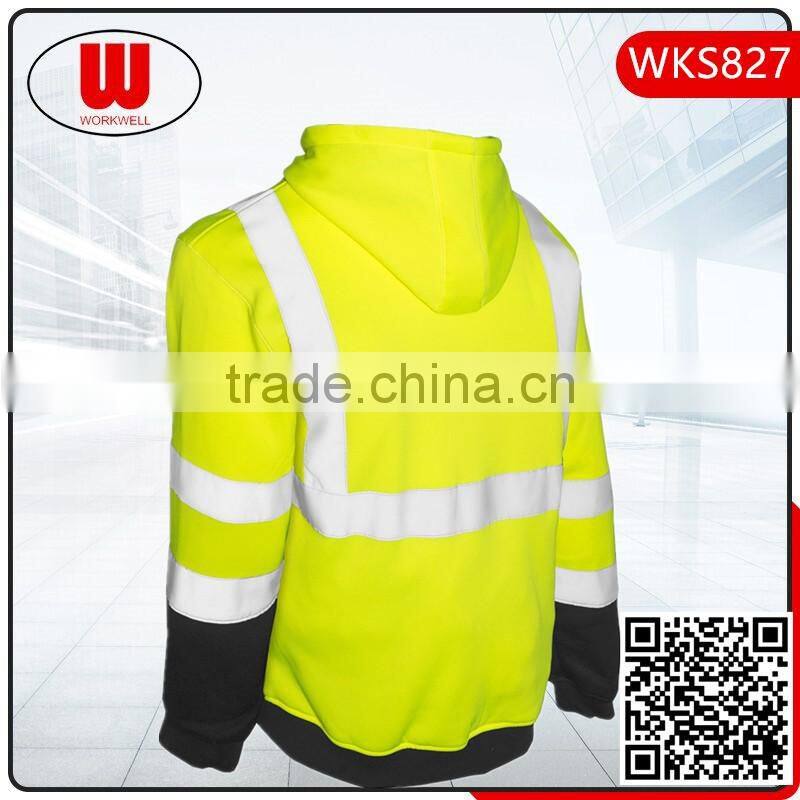Hi Vis glow in the dark hoodie