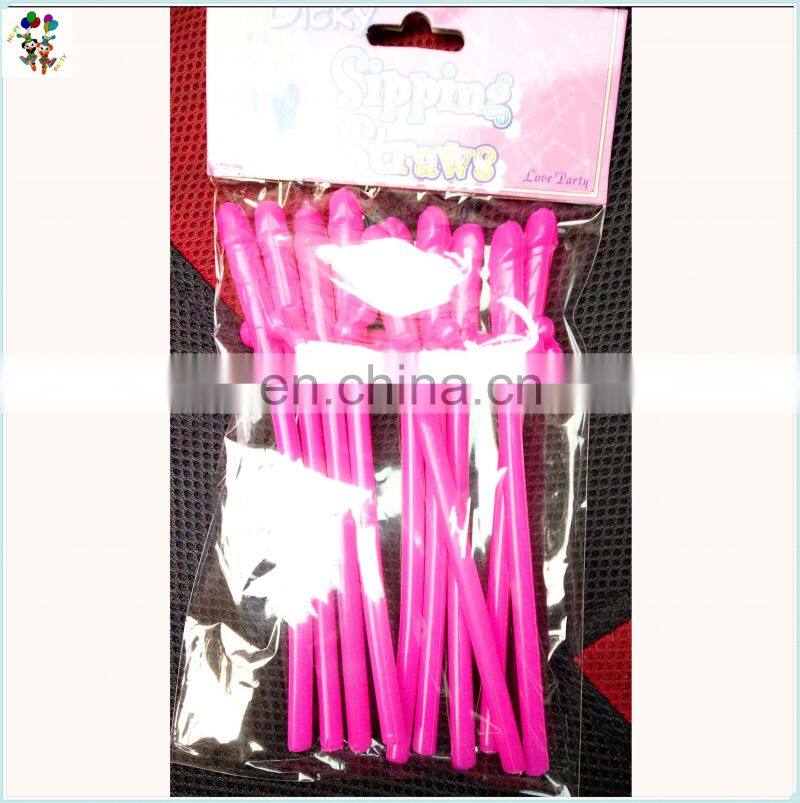 Hen Night Party Favors Drinking Game Plastic Willy Straws HPC-0925