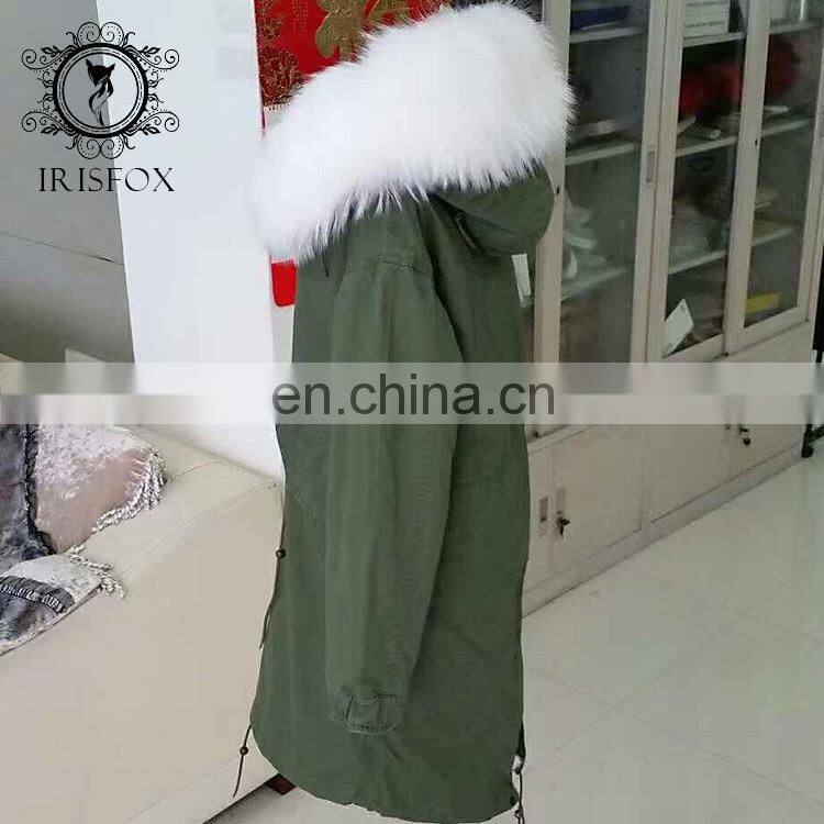 women jackets warm fox fur collar hooded long italian fox fur lined coats