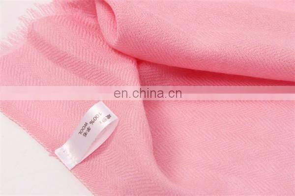 2017 autumn winter mercerized wool herringbone twill weave pattern jacquard scarf women plain color wool shawl