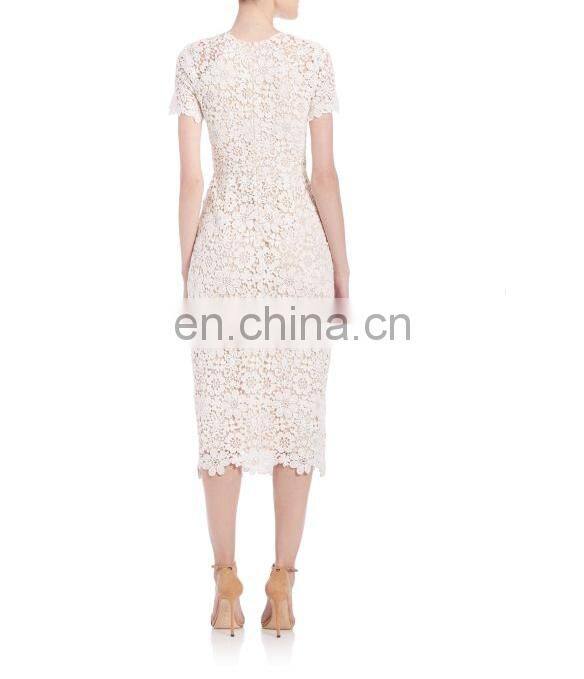 2016 elegant high quality lace evening dress