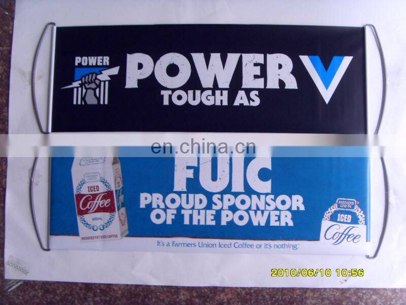 2 sides print digital print custom hand scroll up banner