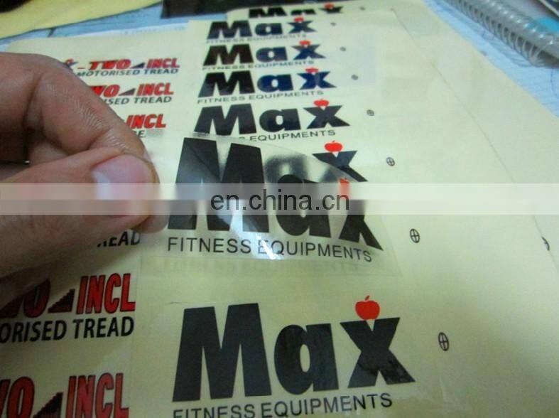 wholesale pvc logo transfer sticker/bumper sticker suppliers