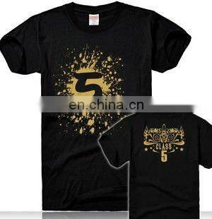 Women/Men's Fashion Design Short Sleeve Crew Neck Custom Tee Shirt