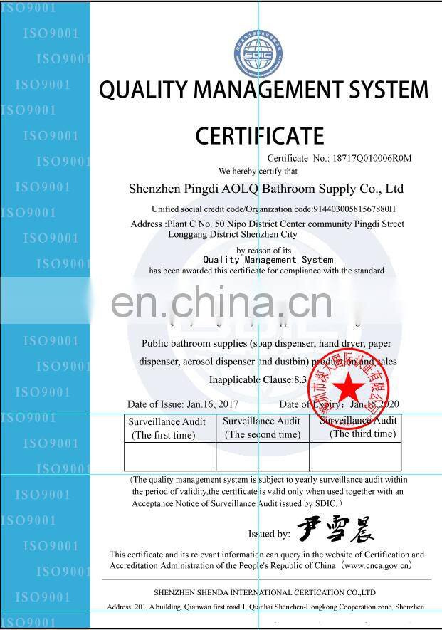 Bathroom Sanitary Stainless Steel Toilet Wall Mounted Auto Paper Towel Dispenser