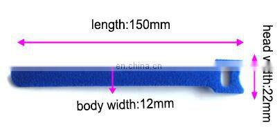 Industrial releasable flexible  reusable hook and loop nylon cable ties