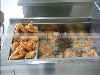 Automatic stainless steel frying machine,continuous fryer,gas fryer