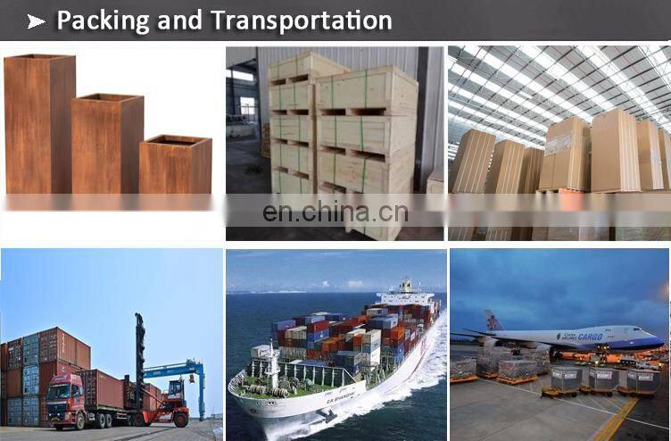 Home decor fashion Corten Steel Planters