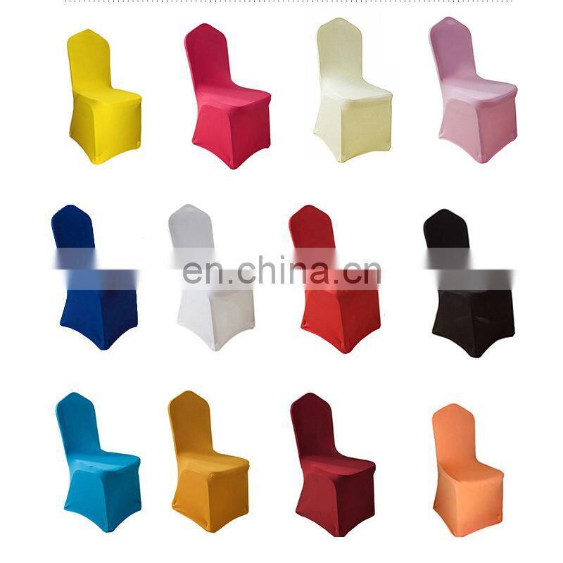 Hotel Dining Office Decoration Universal Stretch Polyester Chair Covers Spandex for Weddings Party Banquet