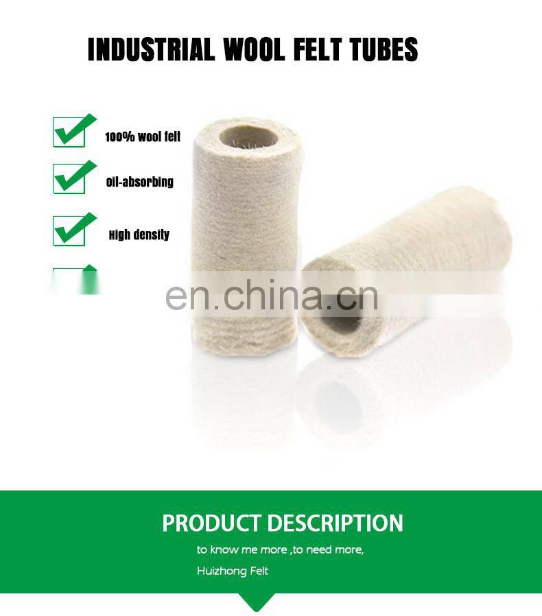 industrial cylinder 100% pure wool felt tube
