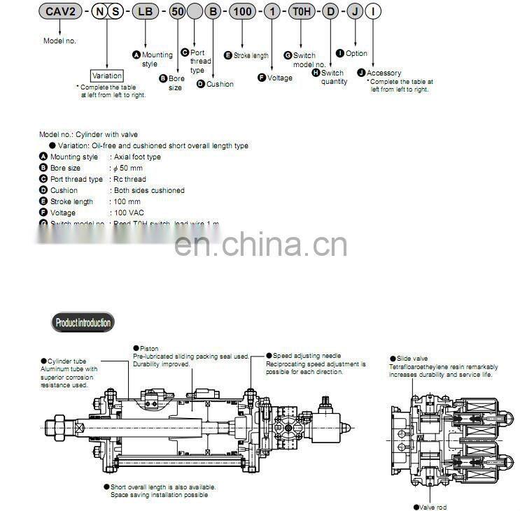 CKD Cylinder Japan Cylinder CAV2-CA-50B-200