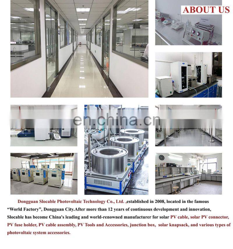 IP68 Waterproof DC Solar Connector 4mm 6mm 10mm  pv panel plug