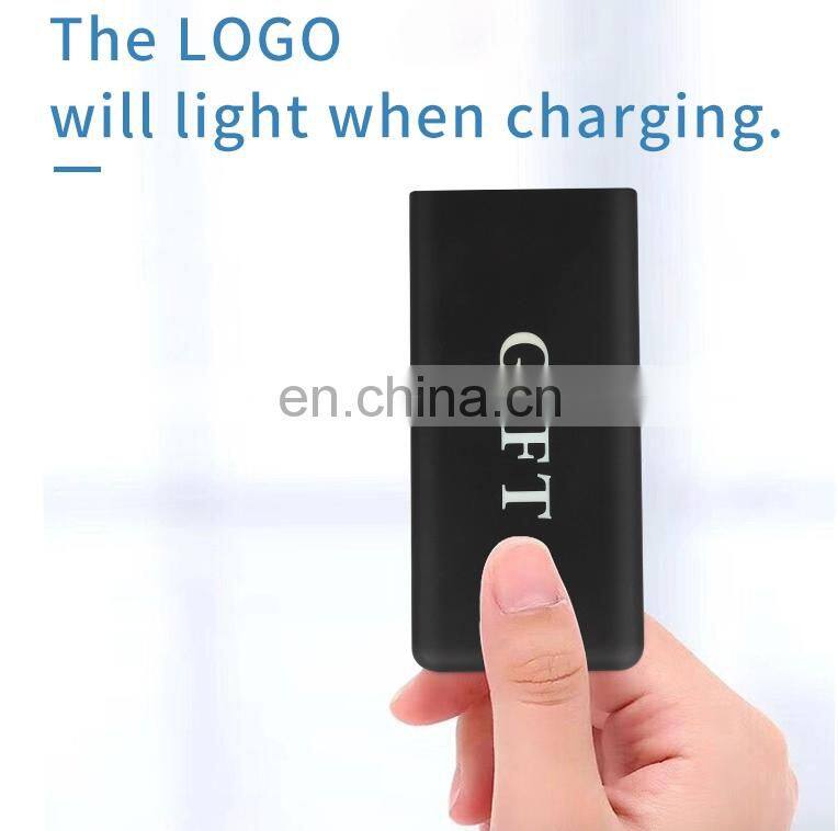 Type-C interface 5000mah customizable logo ultra-thin power bank