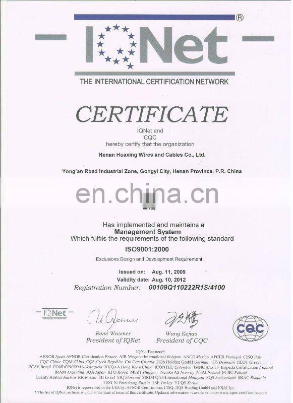 Aluminum 8000 Series AA8000 Concentric Cable