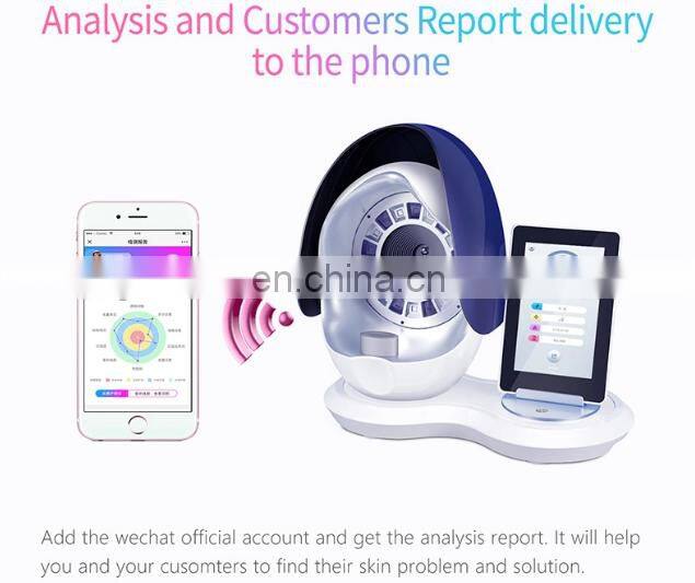 Newest Multi-languages Auto-analysis 10 Mega Pixels Beauty Skin Moisture Analyzer