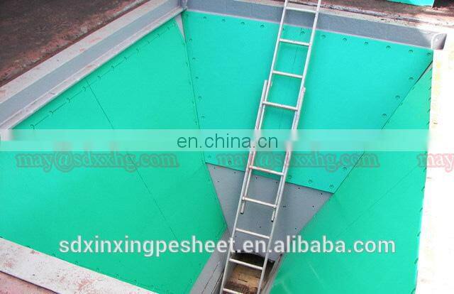 no adhesion coal bin liner / flame retardant coal bunker liner UHMWPE sheets