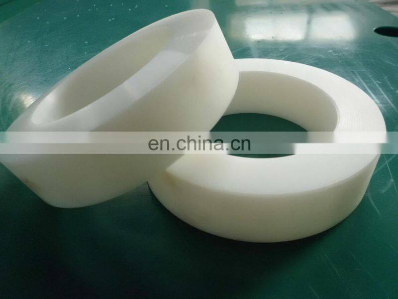 machined UHMWPE products, green color conveyor UHMWPE wear strip, wear resistant UHMWPE strip for conveyor