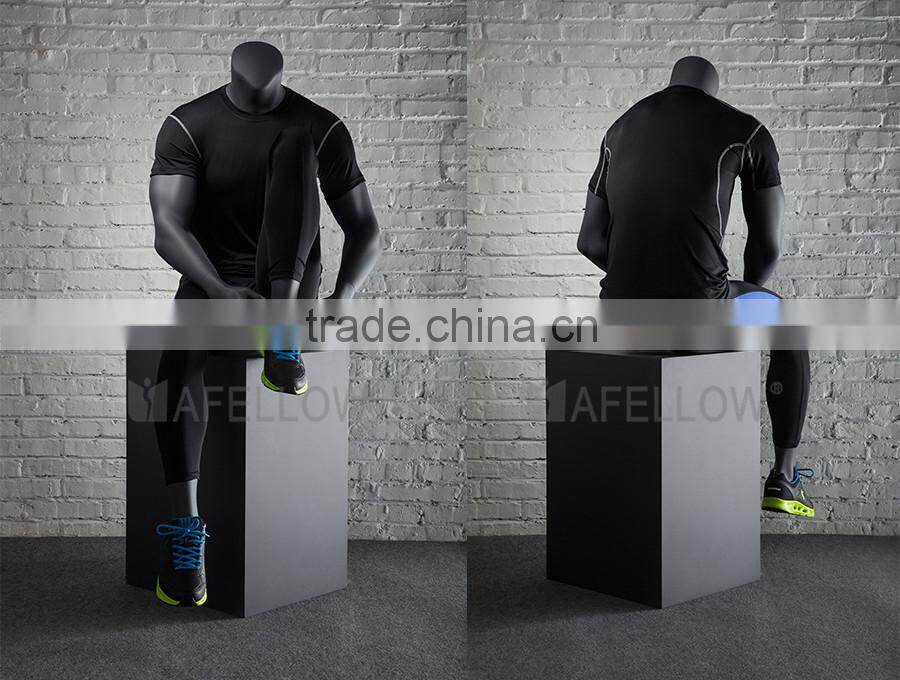 headless sport mannequin for window display