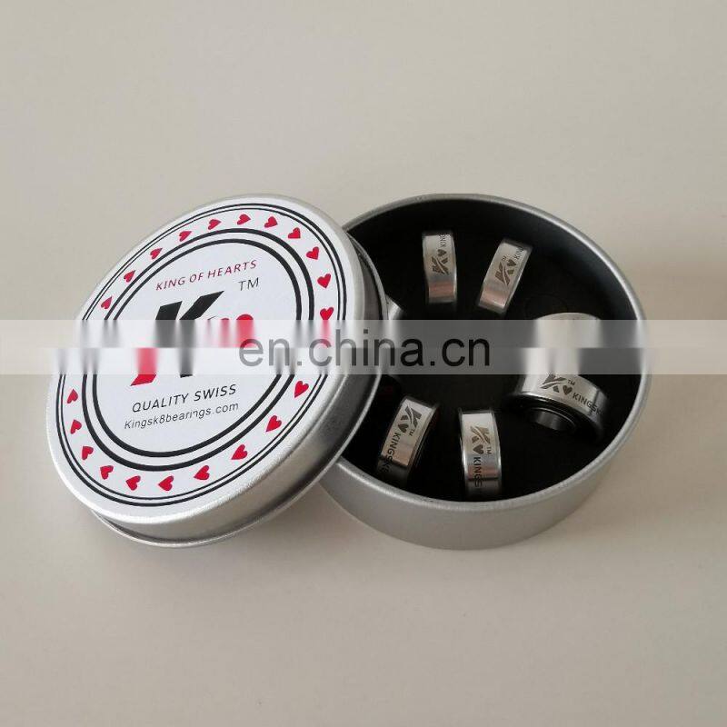 King of Diamonds Gold Titanium Skateboard Bearings