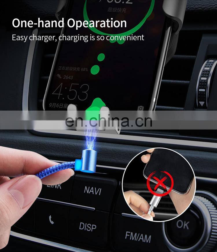 2020 New product Hot wholesale Flowing Light Magnetic Charging Cable Cellphone Fast Micro USB Cable Charger Data Cable Line