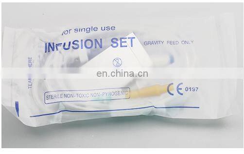 Medical sterile infusion set disposable connecting tube infusion set