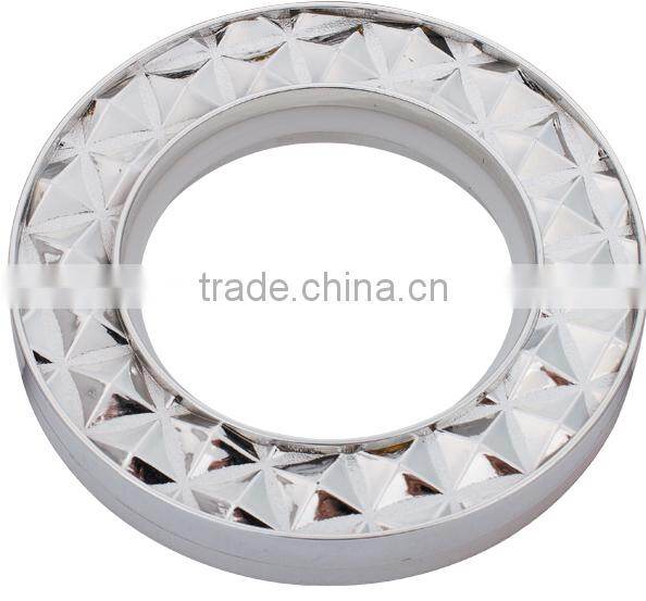 W Plastic Curtain Eyelet iron ring abs plastic rings