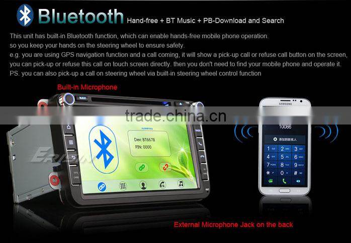 Erisin ES8405V 8" Double Din DVD GPS Car Media System