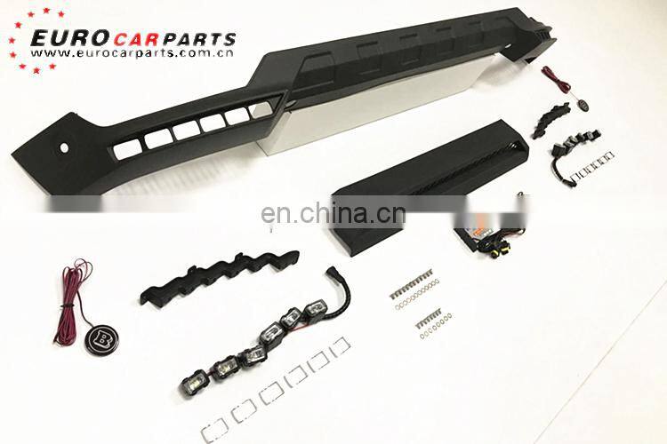 4x4 front side lip fit for G-class W463 4x4 2013-2017year to B-style carbon fiber front lip