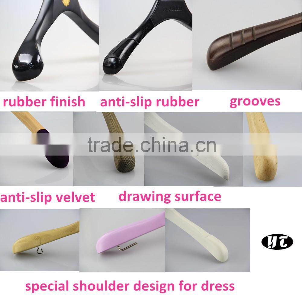 shiny plastic hanger electronic plated hanger