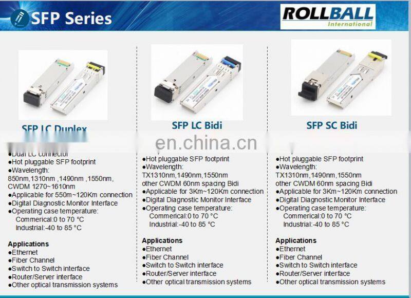 GPON ONU SFP 1490/1310nm PX20 PX20+ PX20++ PON SFP module