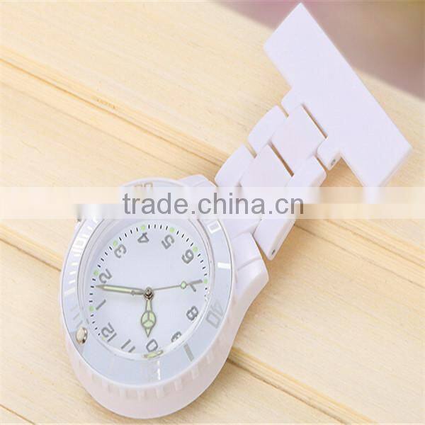 China factory silicone nurse watch
