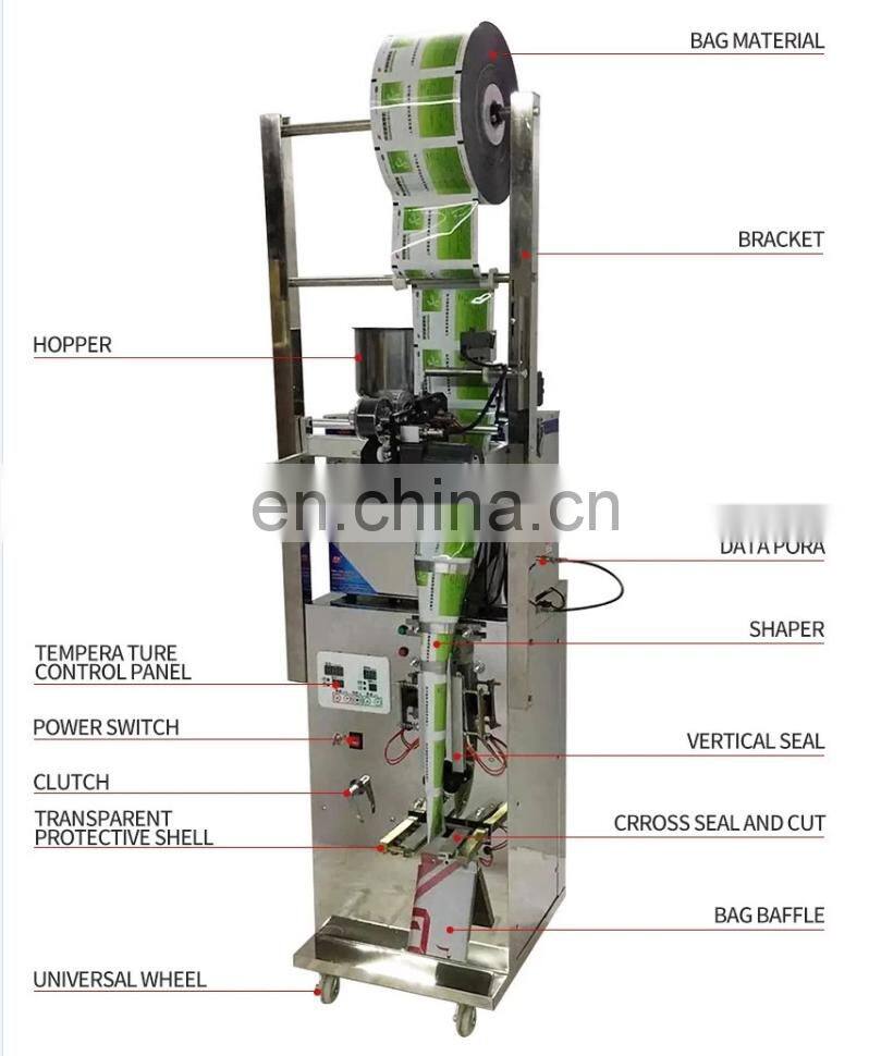 YTK Brand Small Tea Bag automatic Packing Machine Price For Small Business