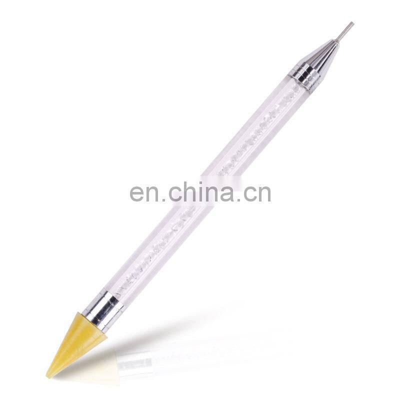 Wholesale Nail Art Wax Head Dotting Tool Pick Up Rhinestone Studs Picker Nail Art Pen