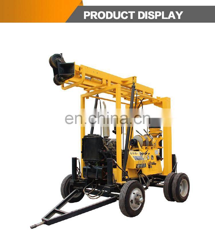 High quality XYX-3 trailer driven type core mine deep water well drilling rig machine