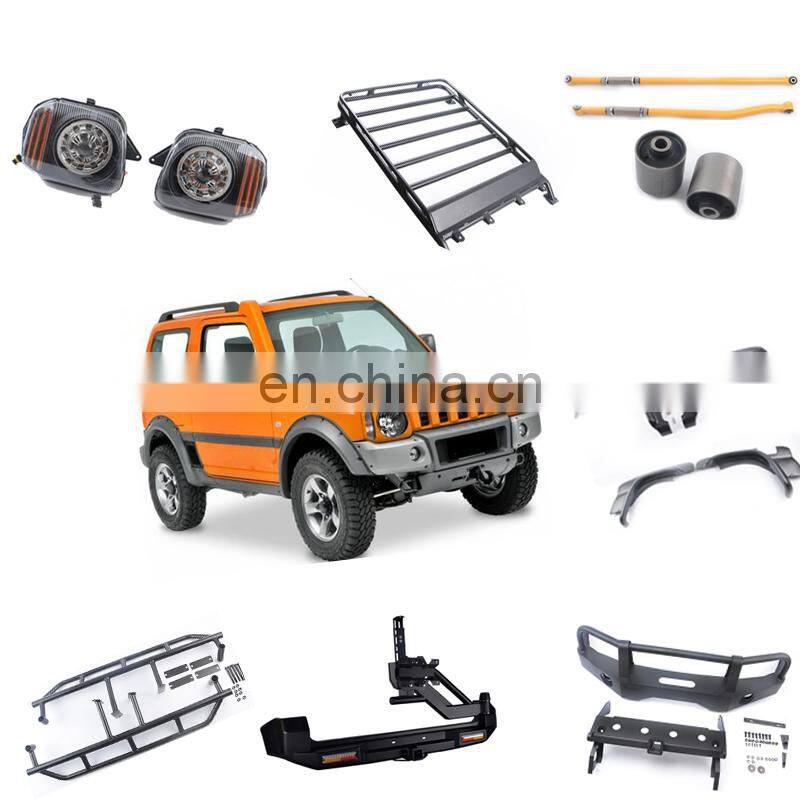 4x4 rear bumper with spare tire rack for Suzuki jimny accessories Janpan car parts bumper