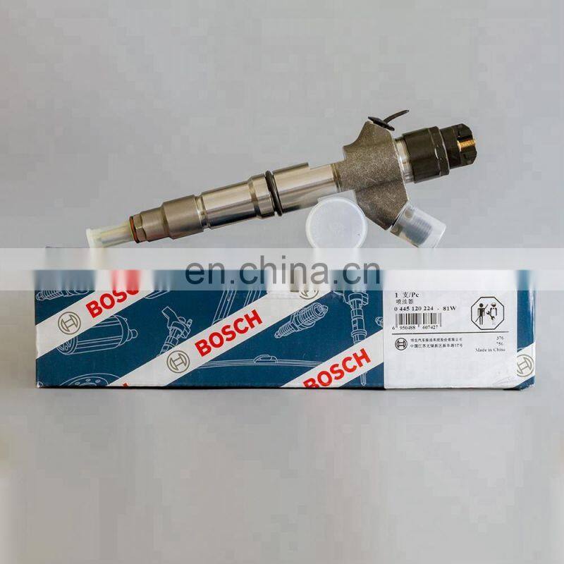 0445120224,0445120170,612600080618 genuine new diesel fuel injector for Delong Truck WD10 engine