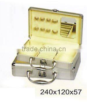 2013 new design aluminium Tattoo Kit Case , cosmetics case with plate inside and compartments size :370*230*270MM