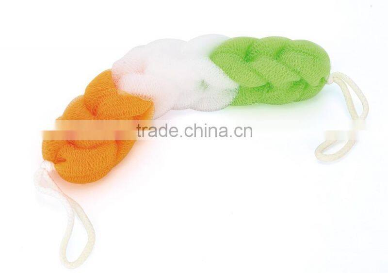 Exfoliating bath foam sponge