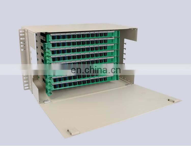 19 Inch Cabinet 6 U Optical fiber Distribution Frame Full SC 96 Core FDU ODF
