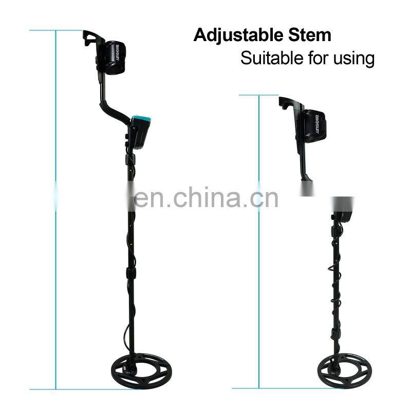 Allosun TS180 Metal Detectors Treasure Tunting Gold Underground Metal Detector Underground Hand Held Waterproof coil