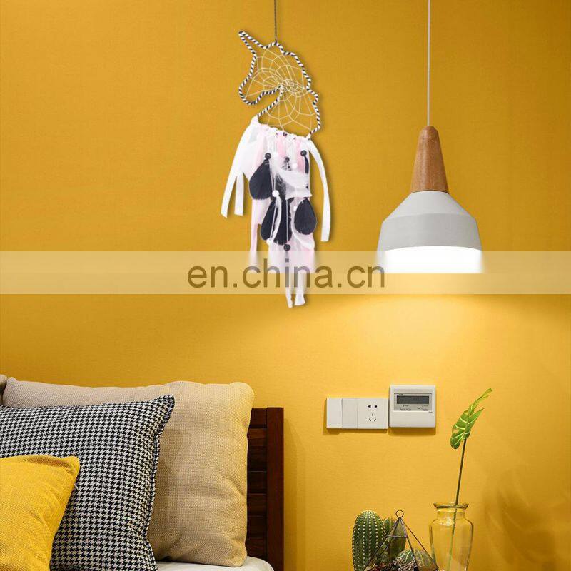 Ins Night Led Lamp Dreamcatcher Hanging Decoration Girl Room Decoration Unicorn Dream Catcher For Kid