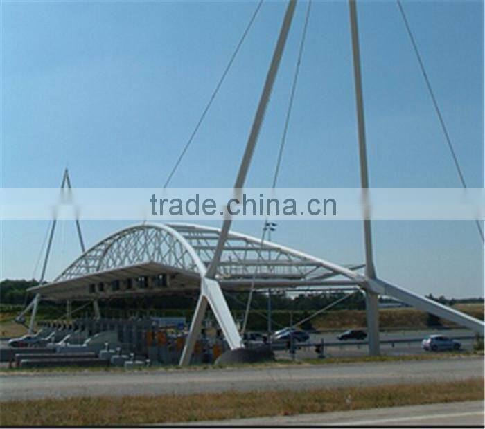 High strength light type space frame toll station