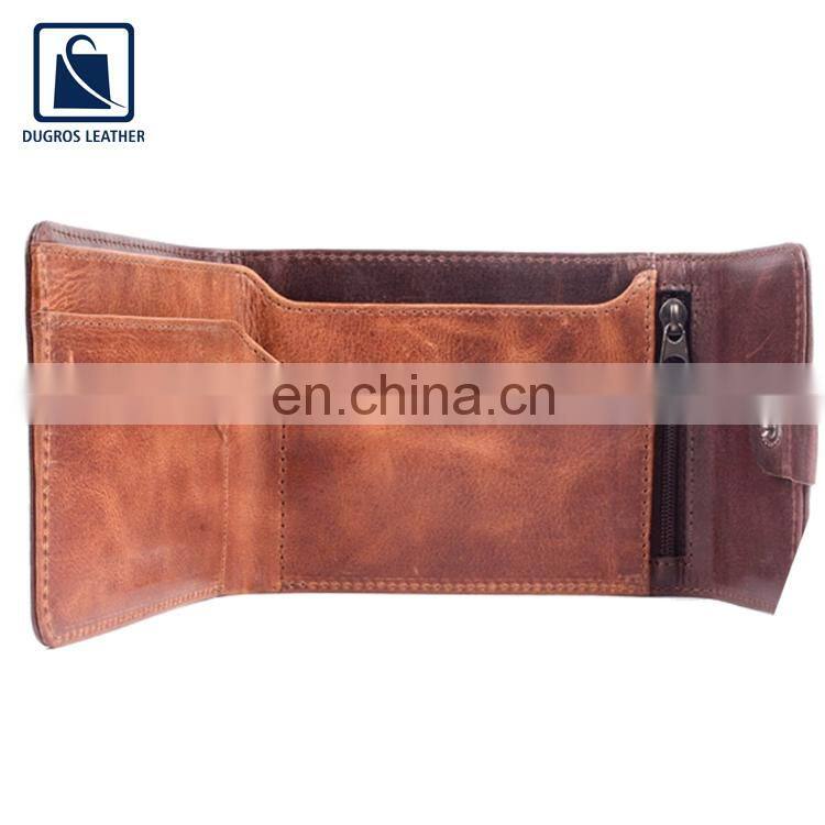 Latest Design Wholesale Durable RFID Leather Wallet for Men