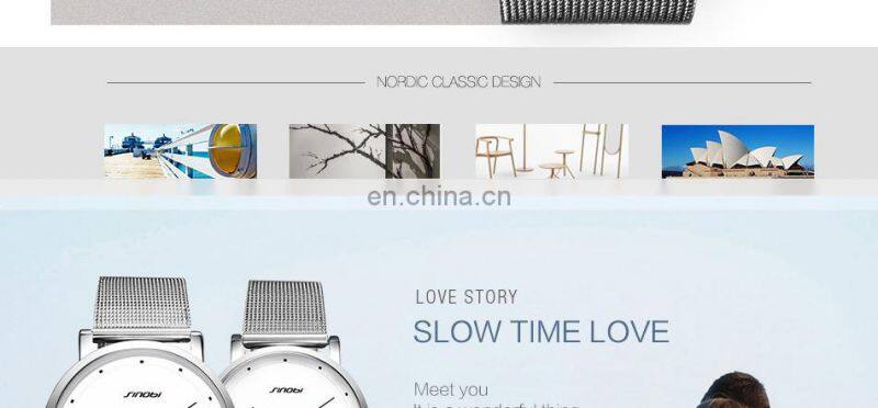 SINOBI Man And Woman Unisex Watch S9598G High School Student Watches Low Price Simply Style Wristwatch Jam Tangan Pria