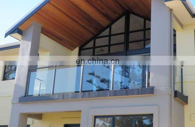 YY tempered balcony glass stair railing cost balustrade aluminum handrail balustrade