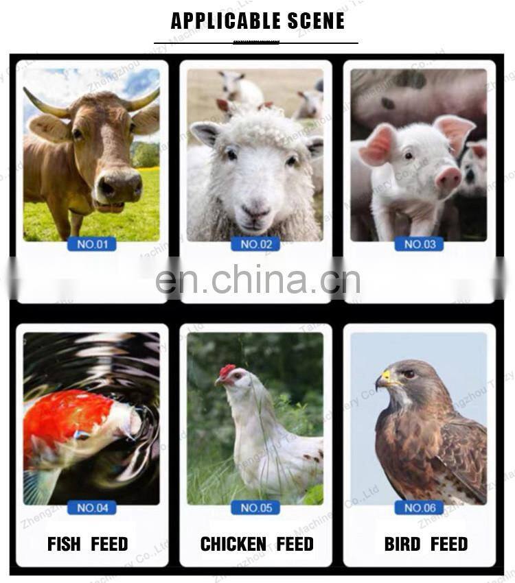 mini wood rabbit chicken pig animal feed pellet machine