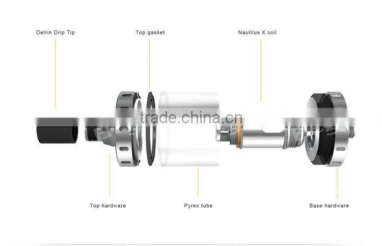 Elego wholesale Genuine Aspire Nautilus-X tank wholesale Nautilus X black/silver/gold