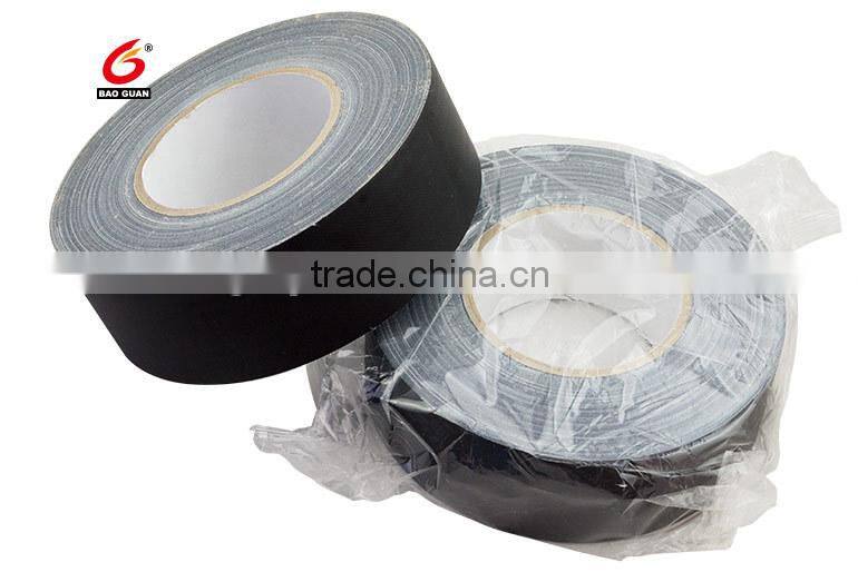 Matte Black Rubber Glue Gaffer Tape